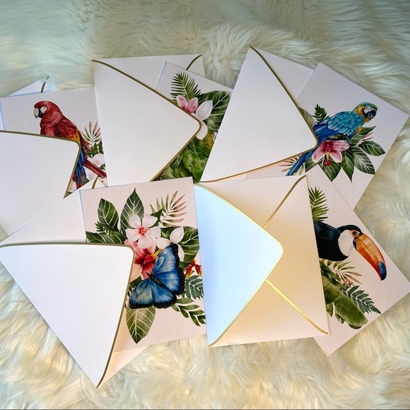Set of Five “Amazonia Series” Elegant Greeting Cards & Luxury Envelopes - Picture 10 of 15
